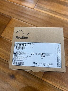 ResMed Brown Cardboard Box with White Product Label